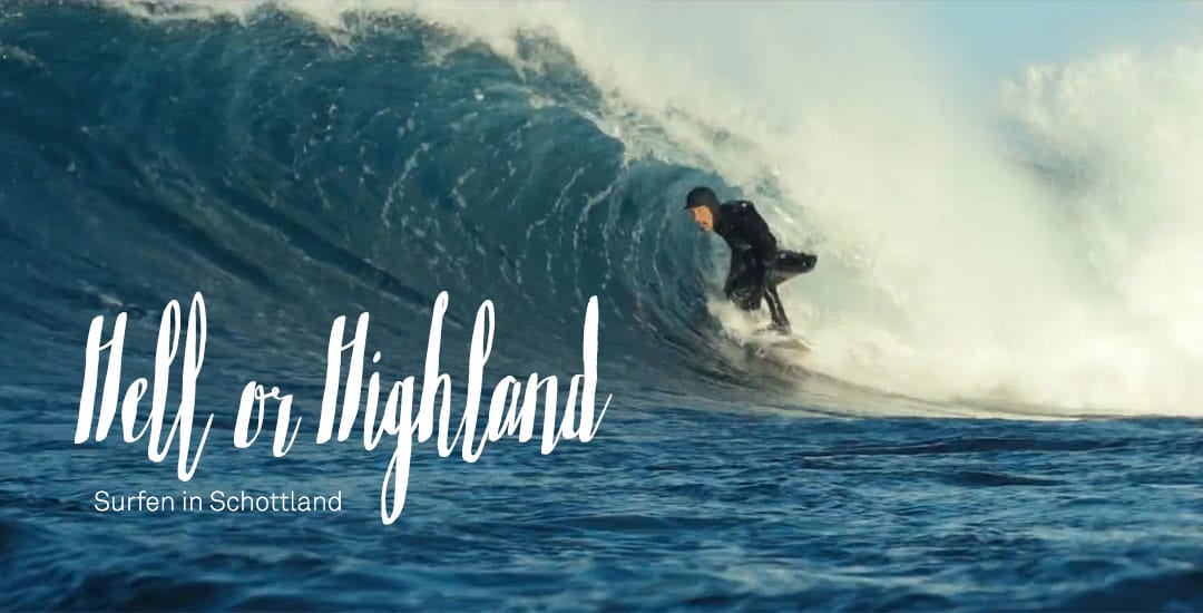 Wellenreiten in Schottland