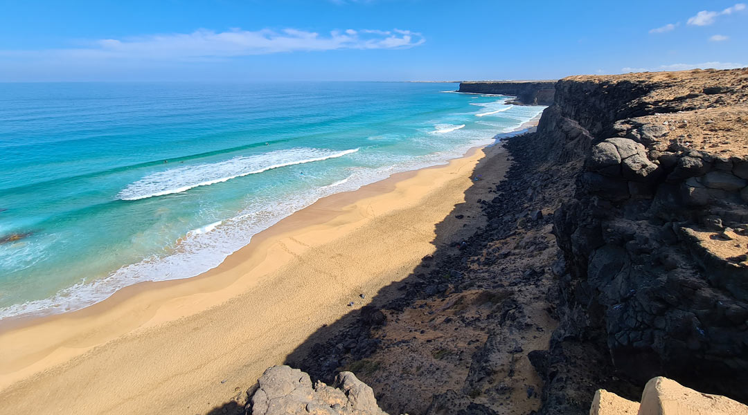 Lugares de interés en Fuerteventura 61 playa de la escalera fuerteventura