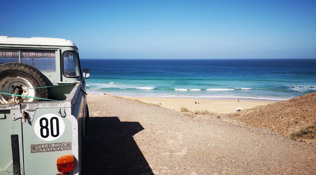 Die Unterschiede zwischen Kitesurfen und Wellenreiten lernen 3 Erster Eindruck El Cotillo Ausblick